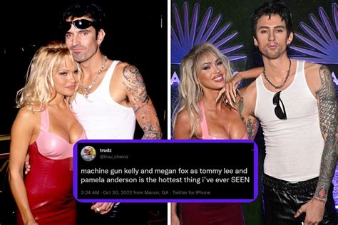 MGK + Megan Fox Dressed as Tommy Lee + Pam Anderson, Fans React | Flipboard