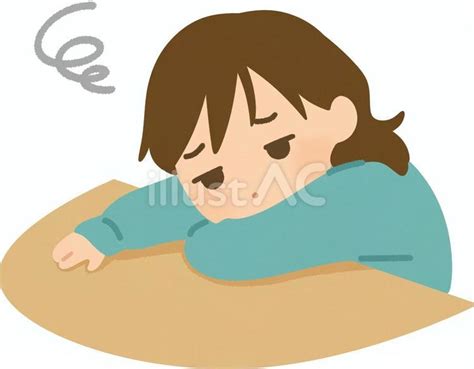 関連する画像の詳細をご覧ください。元気がない女性イラスト - No: 25312021｜無料イラスト・フリー素材なら「イラストAC」
