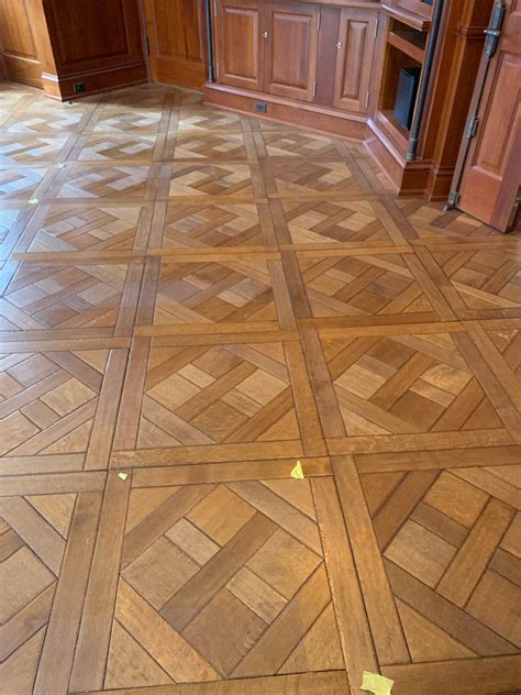 How do you create a unique hardwood floor design with mixed widths and ...