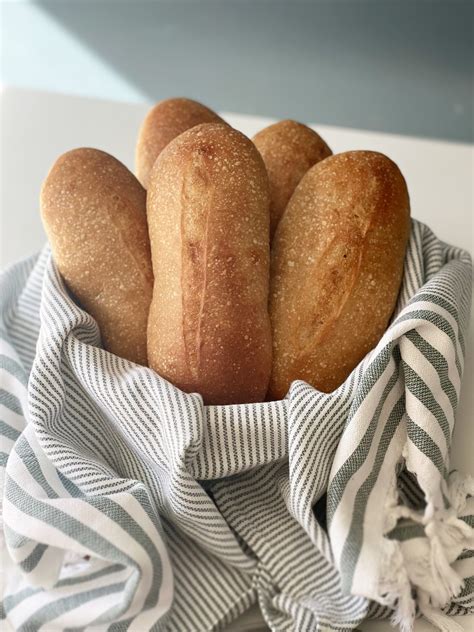 Sourdough Hoagie Rolls [Sourdough Sandwich Rolls] - Healing Slice