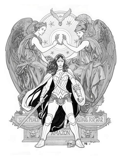 Wonder Woman #4 Variant Cover by Frank Cho | Frank cho, Wonder woman ...