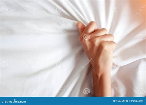 Hand of Young and Woman Having Sex on Bedroom Stock Photo - Image of ...