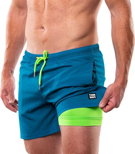 Buy Third Wave Swim Trunks with Compression Liner - Men's Premium 5 ...