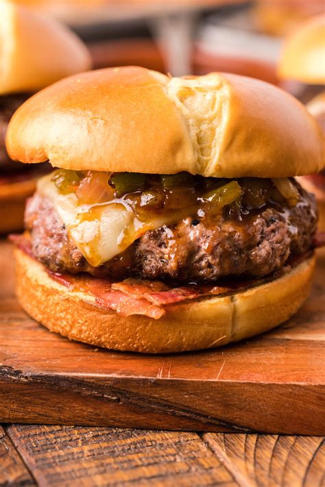 BBQ Bacon Burgers - Life Love Liz