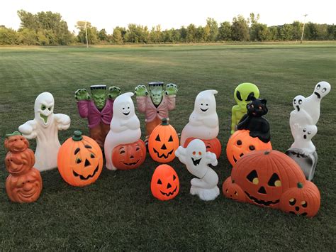 Vintage blow mold collection I started back in June, can’t wait to find ...