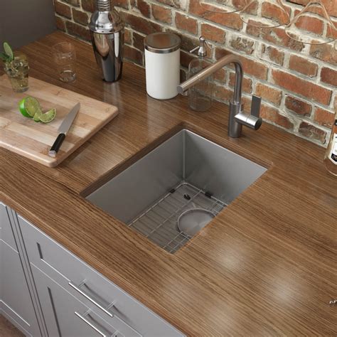 Ruvati 32-inch Slope Bottom Offset Drain Reversible Kitchen Sink ...