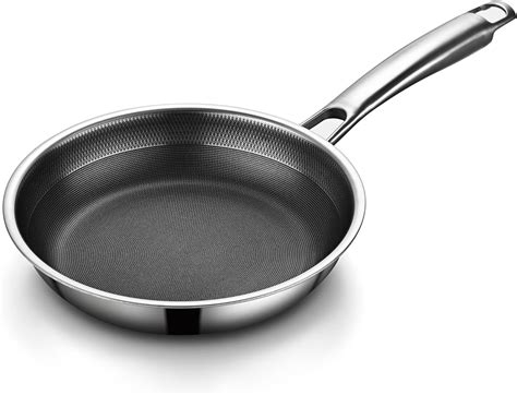 Amazon.com: LIGTSPCE Non Stick Frying Pans,Hybrid 8 inch Frying Pans ...