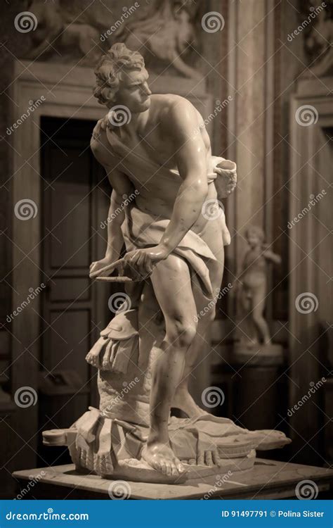Marble Sculpture David by Gian Lorenzo Bernini Editorial Photo - Image ...