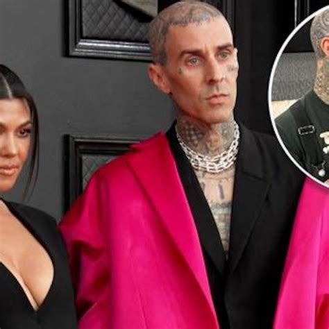 Kourtney Kardashian's Husband Travis Barker Reacts to Leaked Photo of Baby Rocky