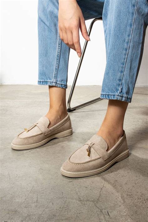 Katrina shoes Women's Loafer Suede Shoes - Daily Wear Rumgayshoes- Trendyol