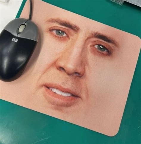 Mousepad Nicolas Cage Meme Personalizado | Elo7