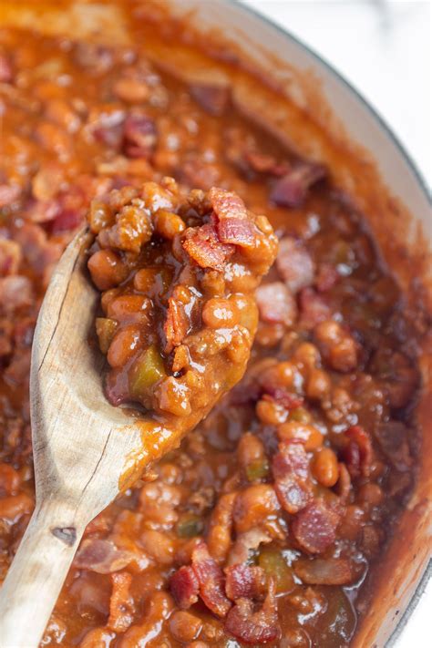 Delicious Baked Beans with Beef and Bacon