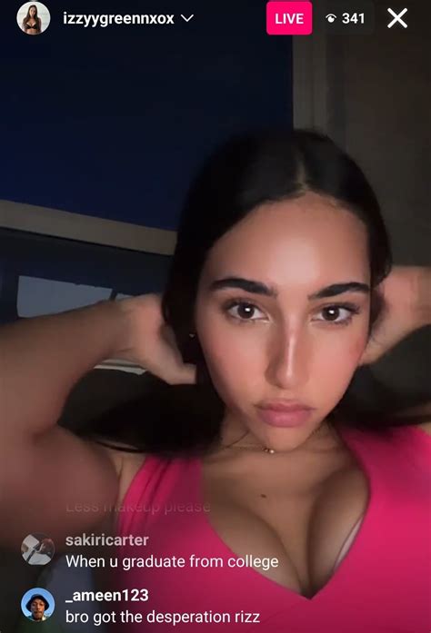 Izzy on Instagram live : r/izzygreen