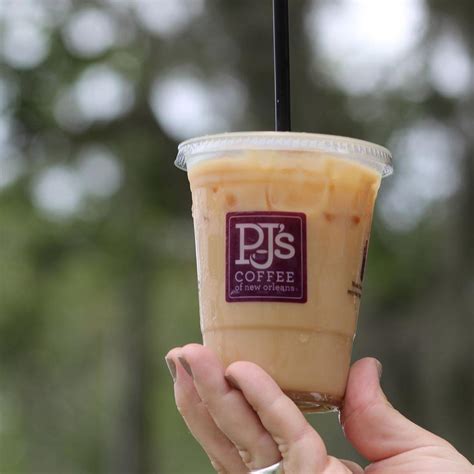 PJ's Coffee menu in McAllen, Texas, USA