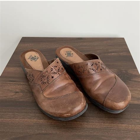 Earth Origins Women's Brown Clogs | Depop