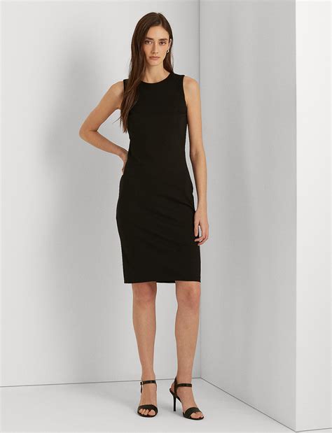 Lauren Ralph Lauren Ponte Sheath Dress - Kleider - Boozt.com Switzerland