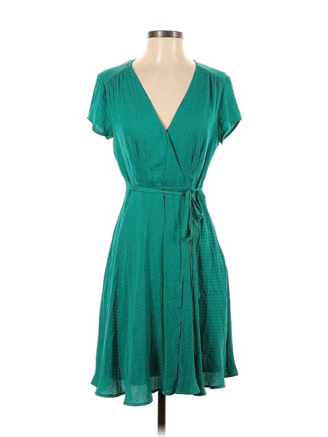 Les Petites... Women Green Casual Dress 36 french - Gem