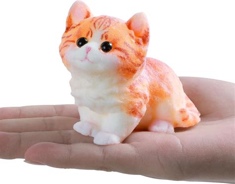 Amazon.com: NANSIKE Taba Squishy Cat Kit,Cute Squishy Toys (Silicone ...