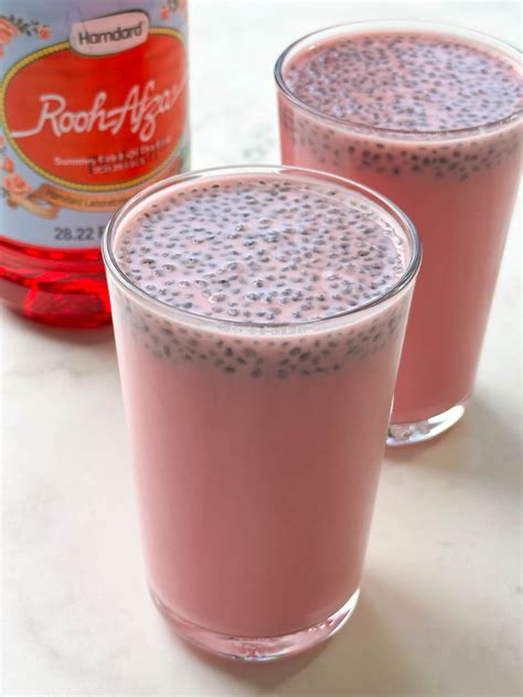 Rooh Afza Drink | Rooh Afza Sharbat - Indian Veggie Delight