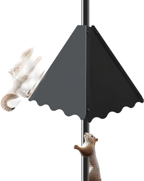 Amazon.com : LLYONE Squirrel Baffles for Bird Feeders, 10.5In Diameter Long Metal Mount Bird ...