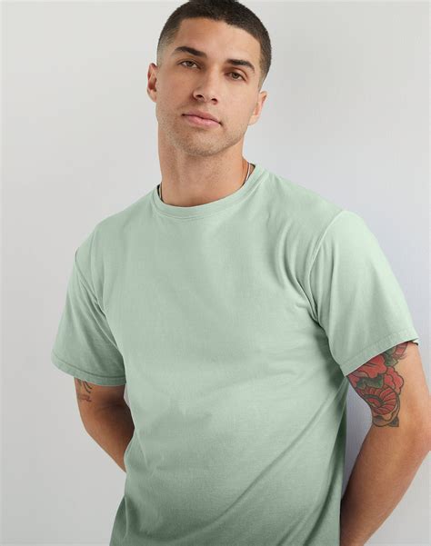 Hanes Men's & Big Men's Garment Dyed Dip Dye Ombre Tee Shirt, Sizes XS ...