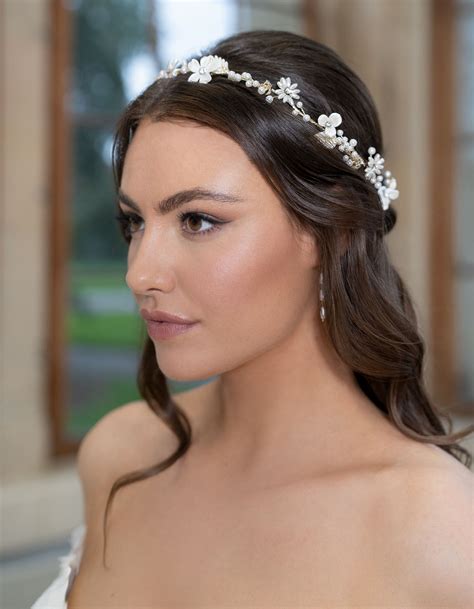 Pretty Floral Hair Vine Shop Bridal Hair Pieces Dareth