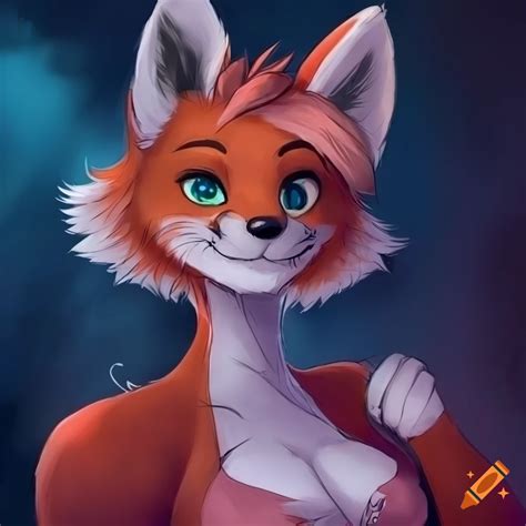 (Craiyon AI Art Generated) A Fox Female Furry by MillerTheCockroach on ...
