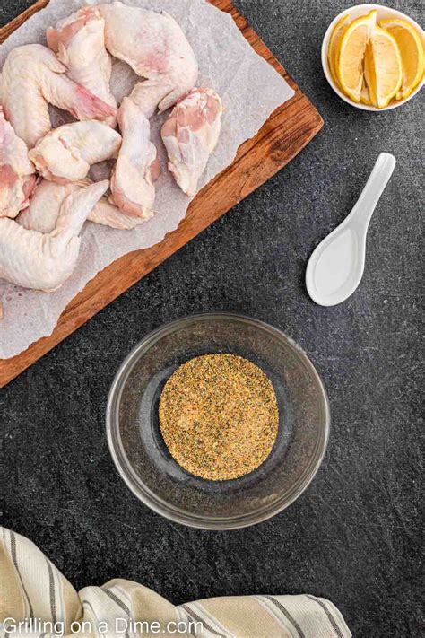 Grilled Lemon Pepper Chicken Wings