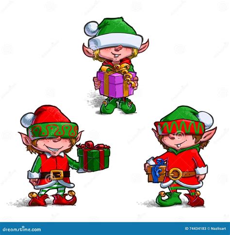 Elves 2 stock vector. Illustration of character, clipart - 74434183