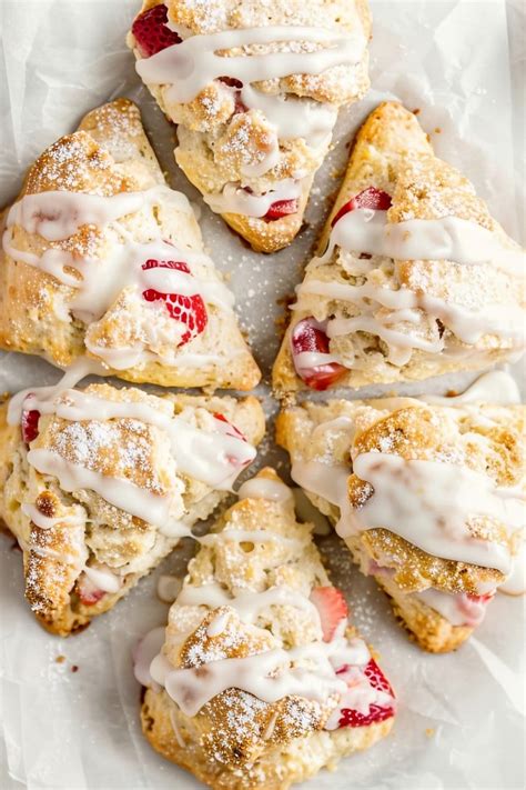 Strawberry Scones Recipe - Insanely Good