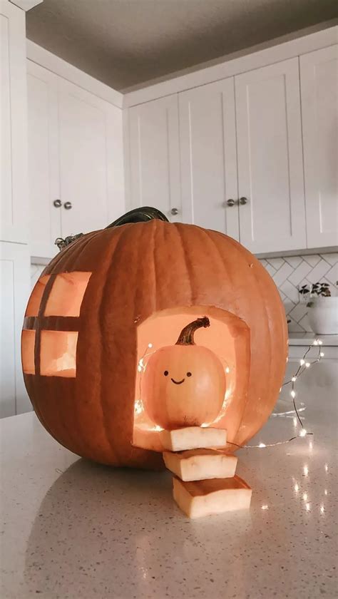 18 cute pumpkin carving ideas that are a treat! | Gathered - Big Time Teez