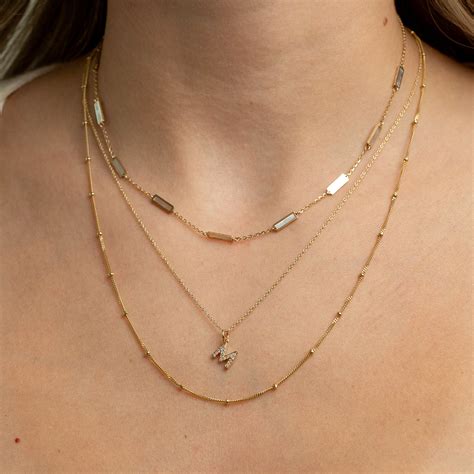 The Diamond Initial Pendant Necklace – katieclark