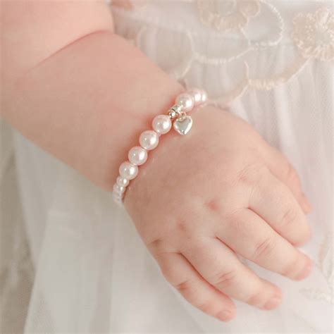 Baby Jewelry - Pearl Bracelet for Newborn girls – Baby Beau and Belle