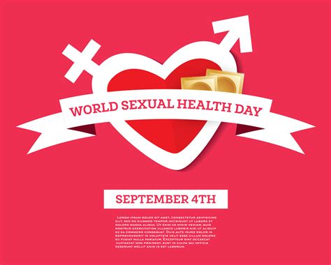 día mundial de la salud sexual. educación sexual. 17648712 Vector en ...