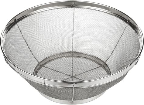 Amazon.com: Stainless Steel Fine Mesh Strainer, Large Metal Colander ...