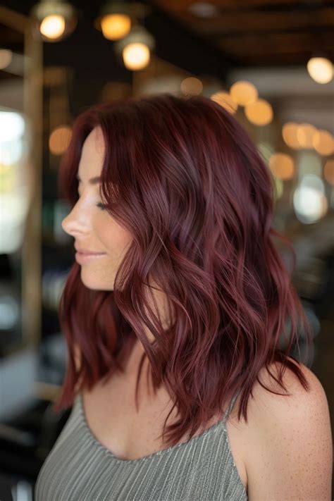 Stunning Maroon Red Hair Color Ideas | Burgundy hair, Wine hair color ...