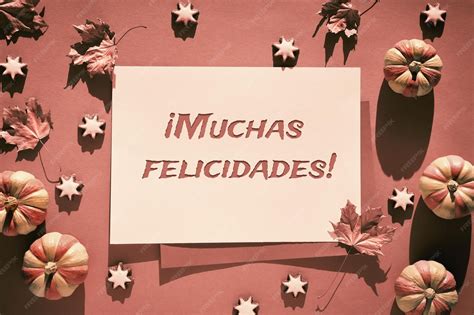 Premium Photo | Text Muchas Felicidades means Congratulations in ...
