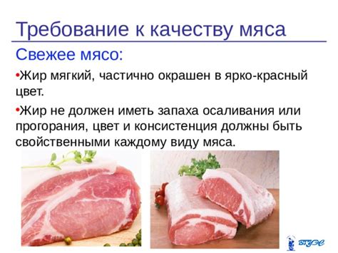 Органолептическая оценка качества мяса