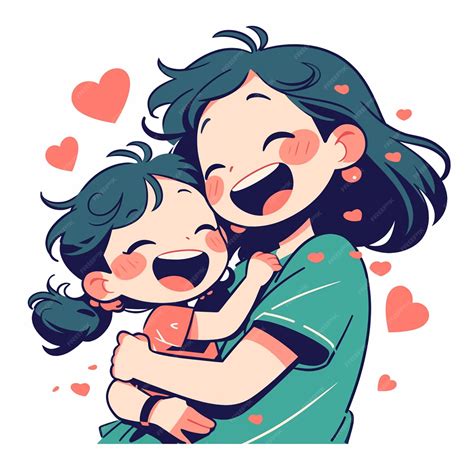 Premium Vector | Dads and daughters heartfelt interactions