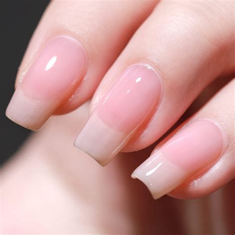 Clear Pink Nail Polish With Pink Tint