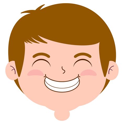 boy smiling face cartoon cute 21457101 PNG