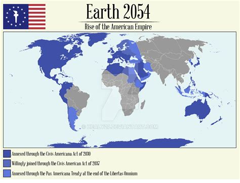 Map of the American Empire 2054 by Healy27 on DeviantArt