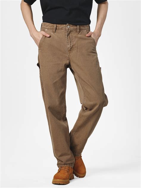 CAPENTER FIT CASEY JONES COLLECTION MID RISE MEN'S PANTS BROWN ...