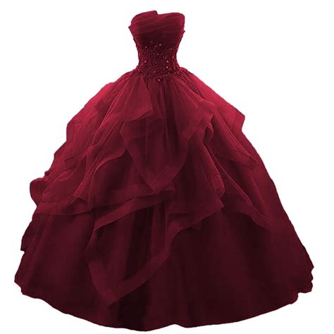 Fair Lady Prom Dress Long Ruffles Ball Gown Quinceanera Dresses ...