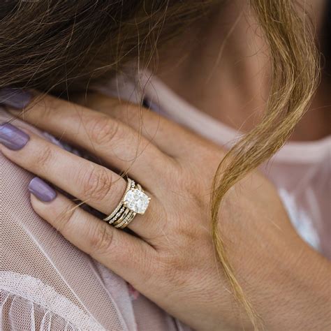 Stacked engagement ring – Artofit