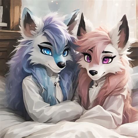 Talkie Profile Mia and Lia | Talkie AI | furries
