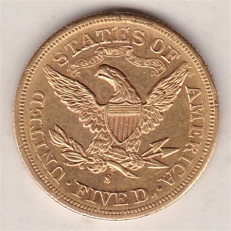 1880 S USA Five Dollars Gold Coin | Dorset Coin Company