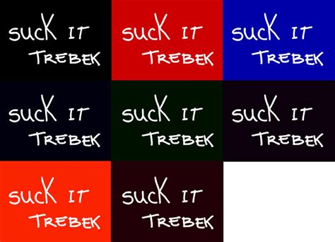 Suck It Trebek T-shirt. Funny TV Tshirt Tees SNL Parody | Etsy