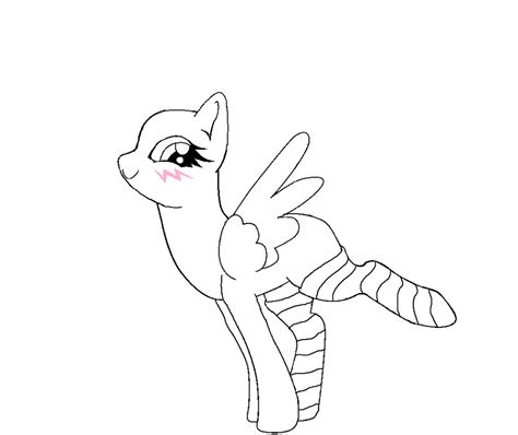 MLP:FiM Pony Base Pegasus by AkaiDRAW on DeviantArt