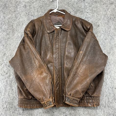 90s mens leather jacket clearance